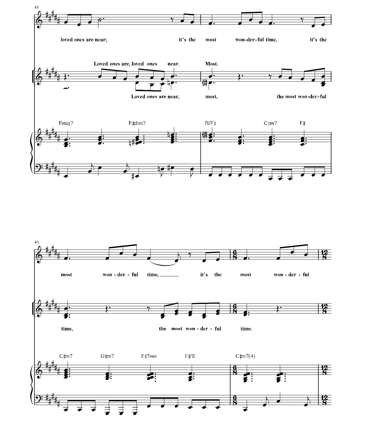 It's The Most Wonderful Time Of The Year sheet music 9