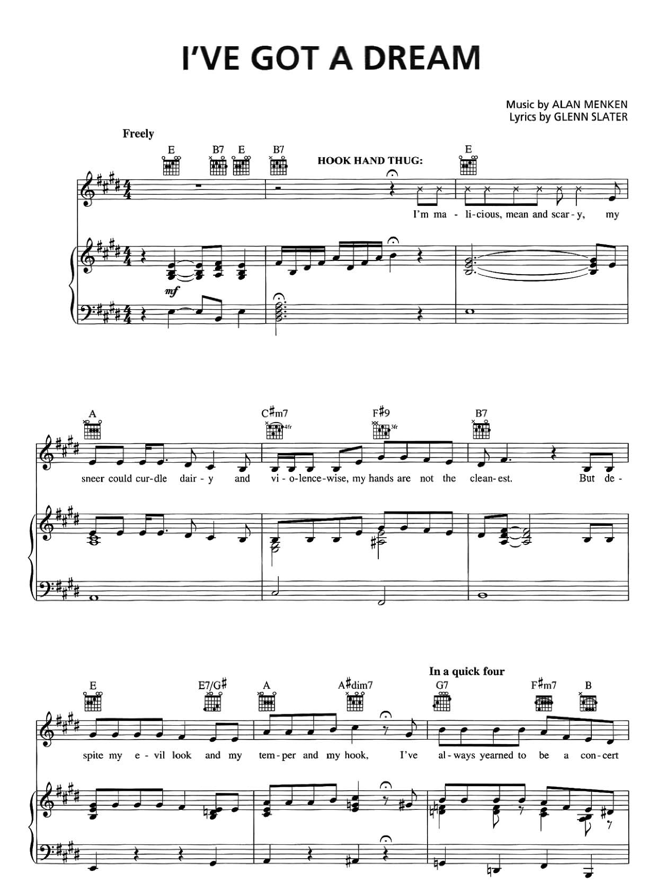 I've Got A Dream (from Tangled) sheet music