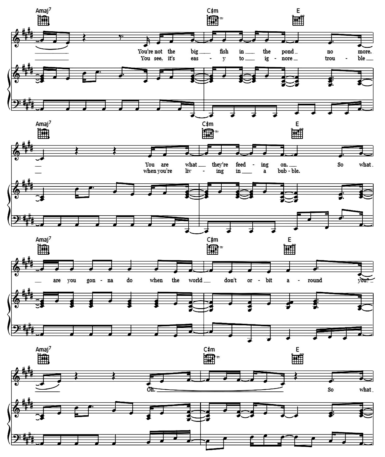 Ain't It Fun sheet music 2