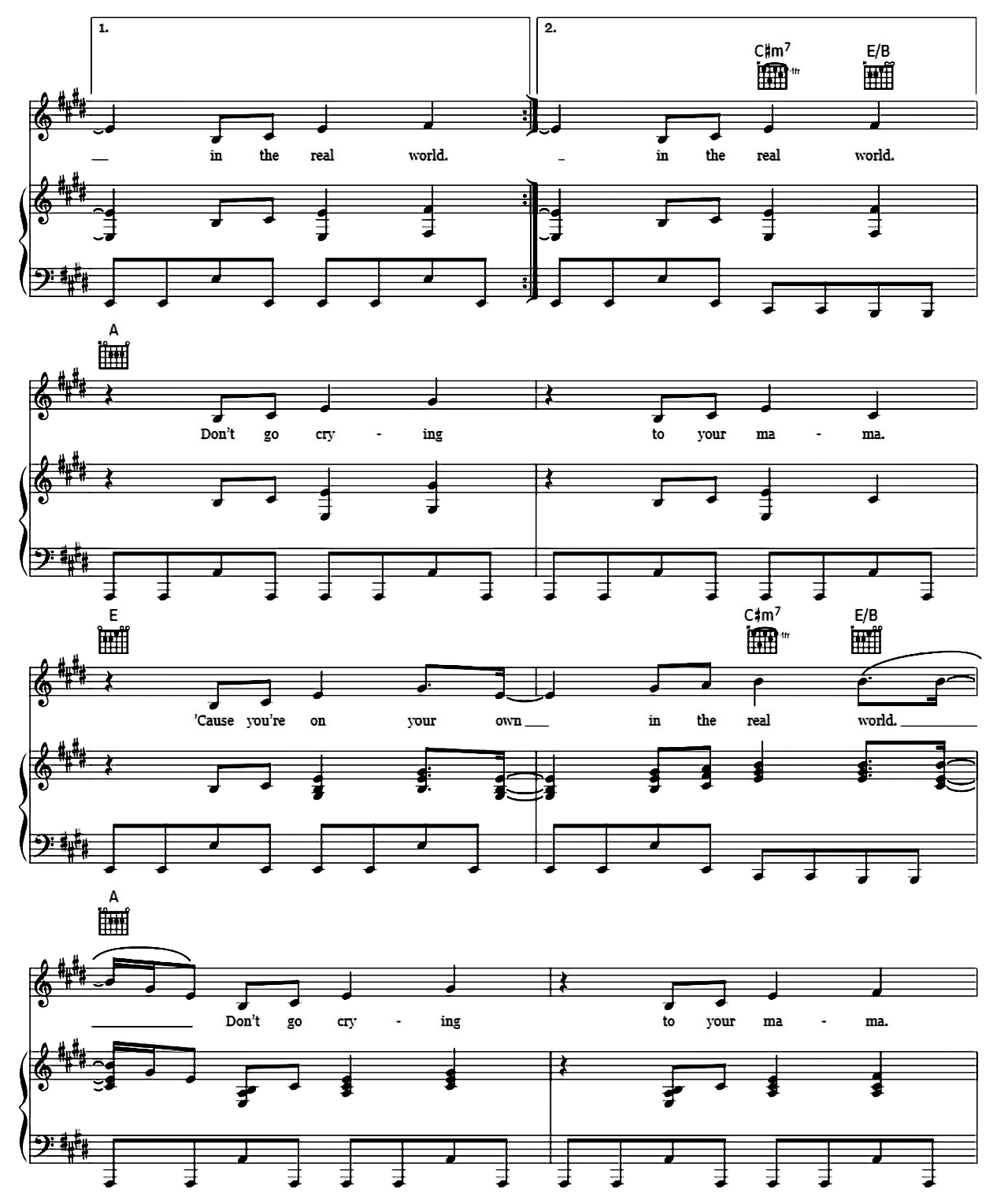 Ain't It Fun sheet music 6
