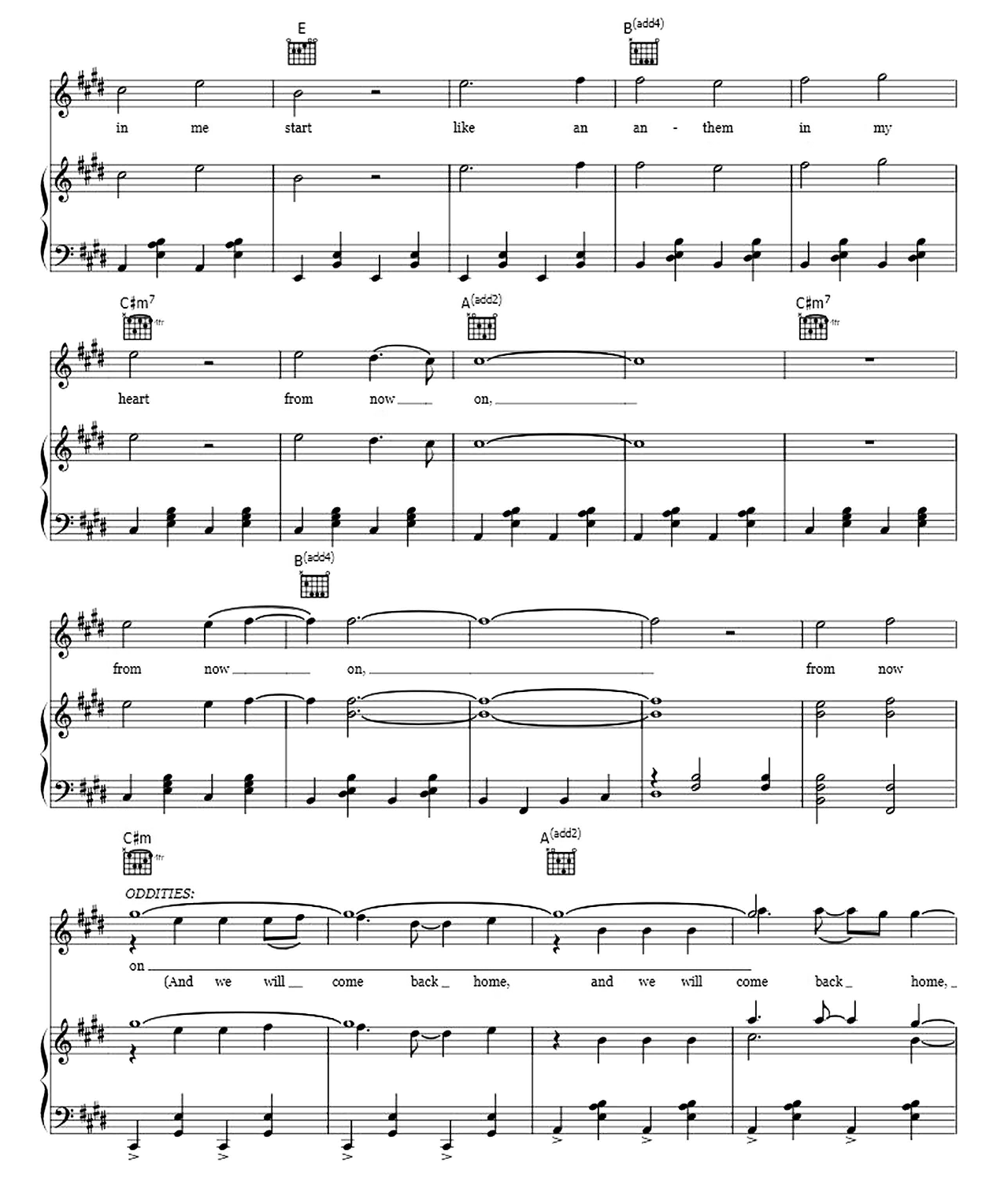 From Now On sheet music 8