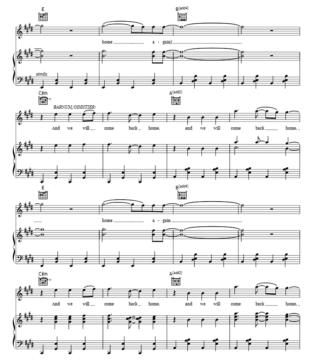 From Now On sheet music 9