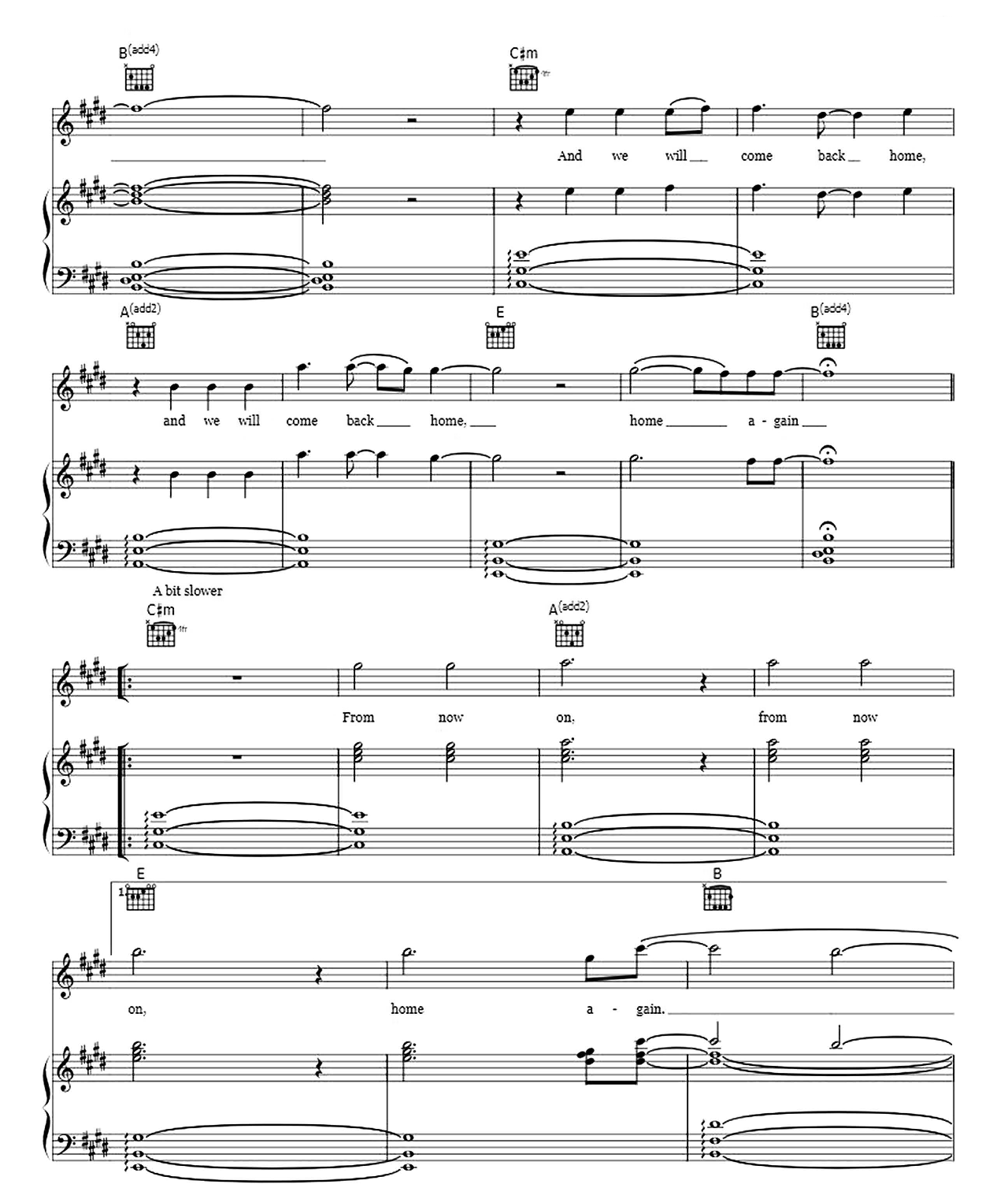 From Now On sheet music 15