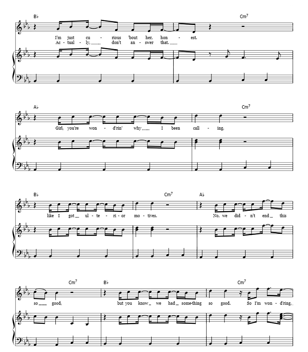 Friends sheet music 2