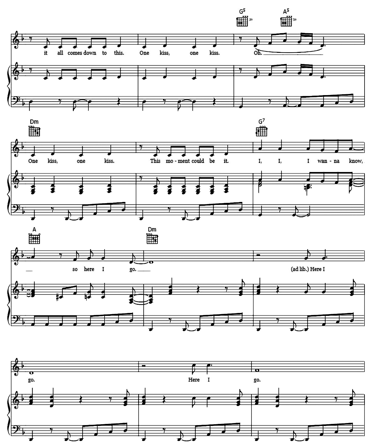 One Kiss (from Descendants 3) sheet music 6