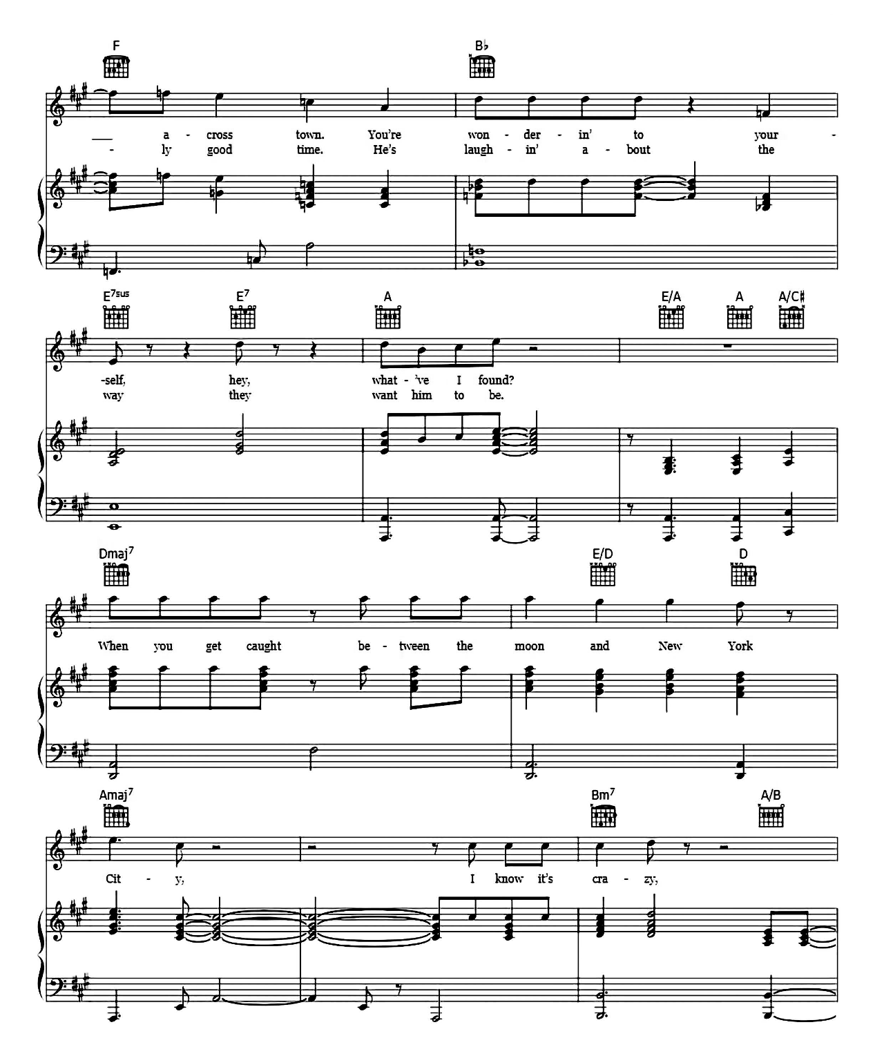 Arthur's Theme sheet music 3