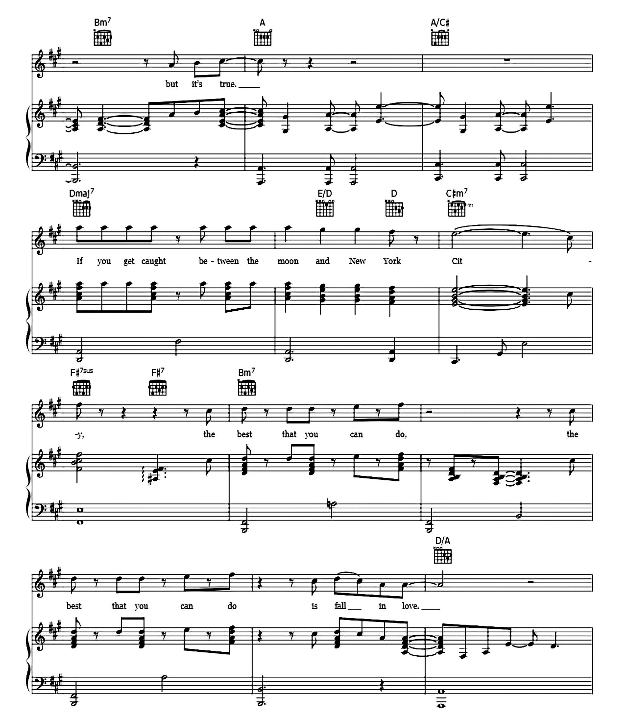 Arthur's Theme sheet music 4