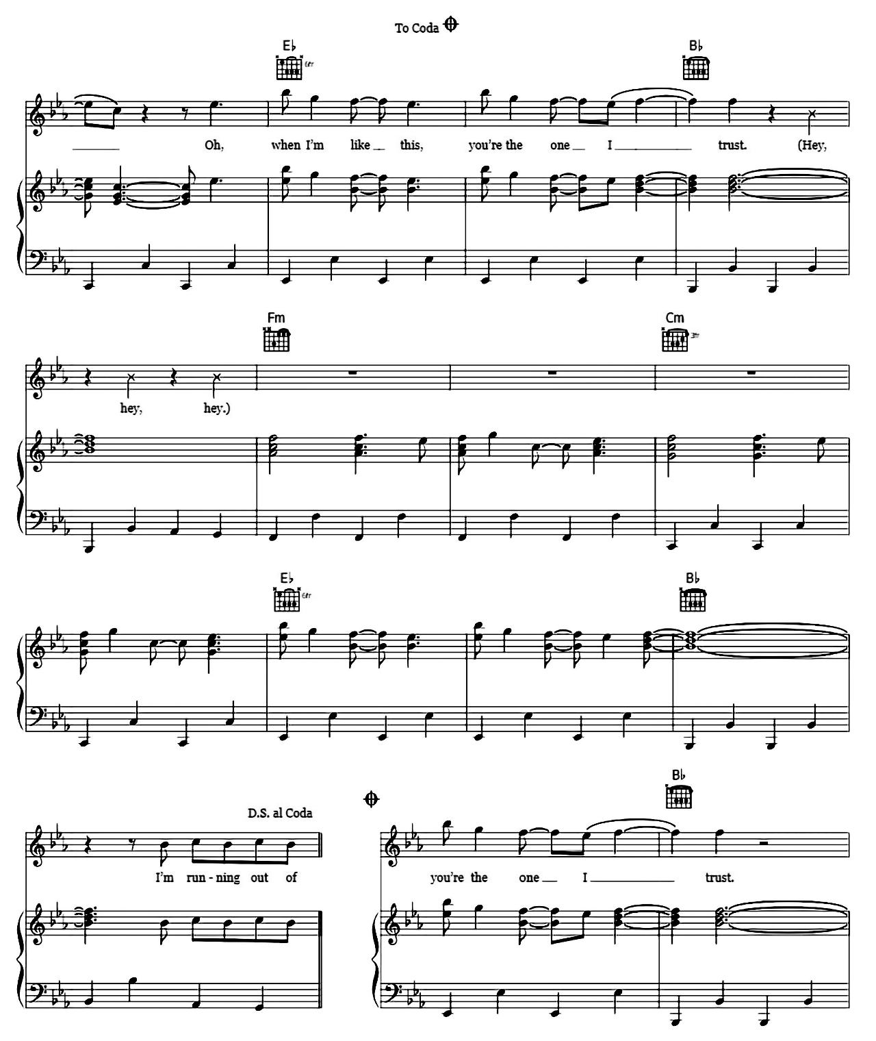 Blinding Lights sheet music 4