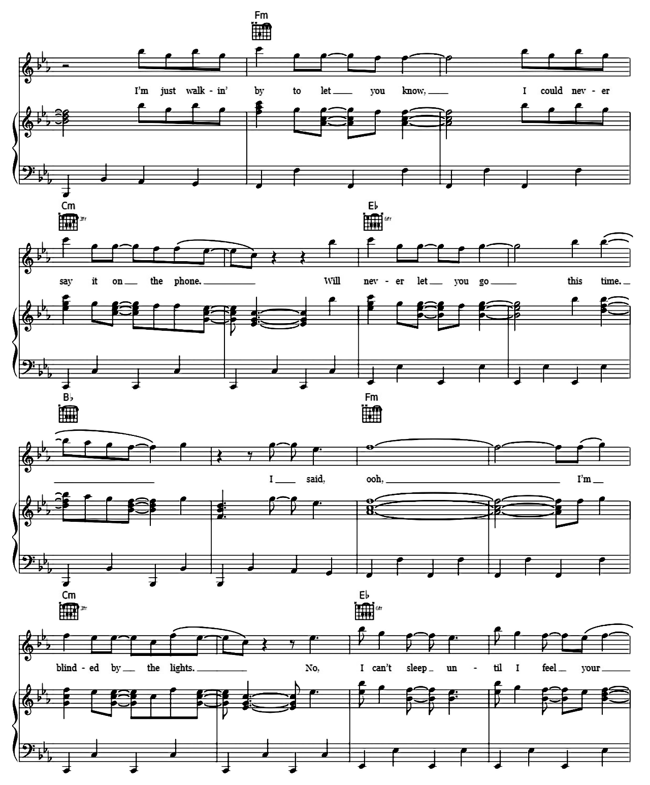 Blinding Lights sheet music 5