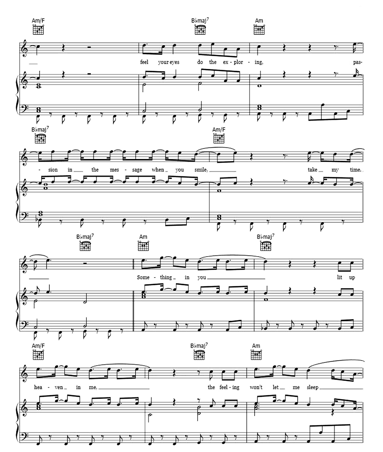 One Kiss sheet music 5