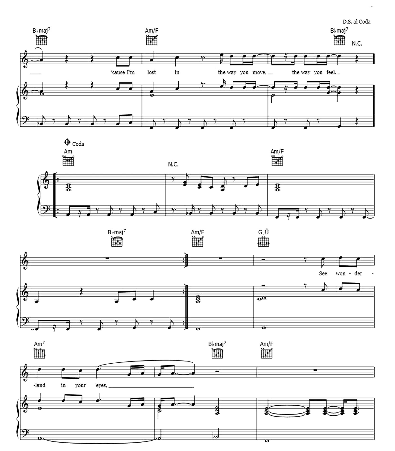 One Kiss sheet music 6