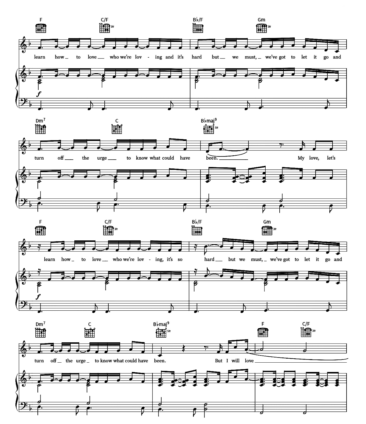 Can't Be Together sheet music 5