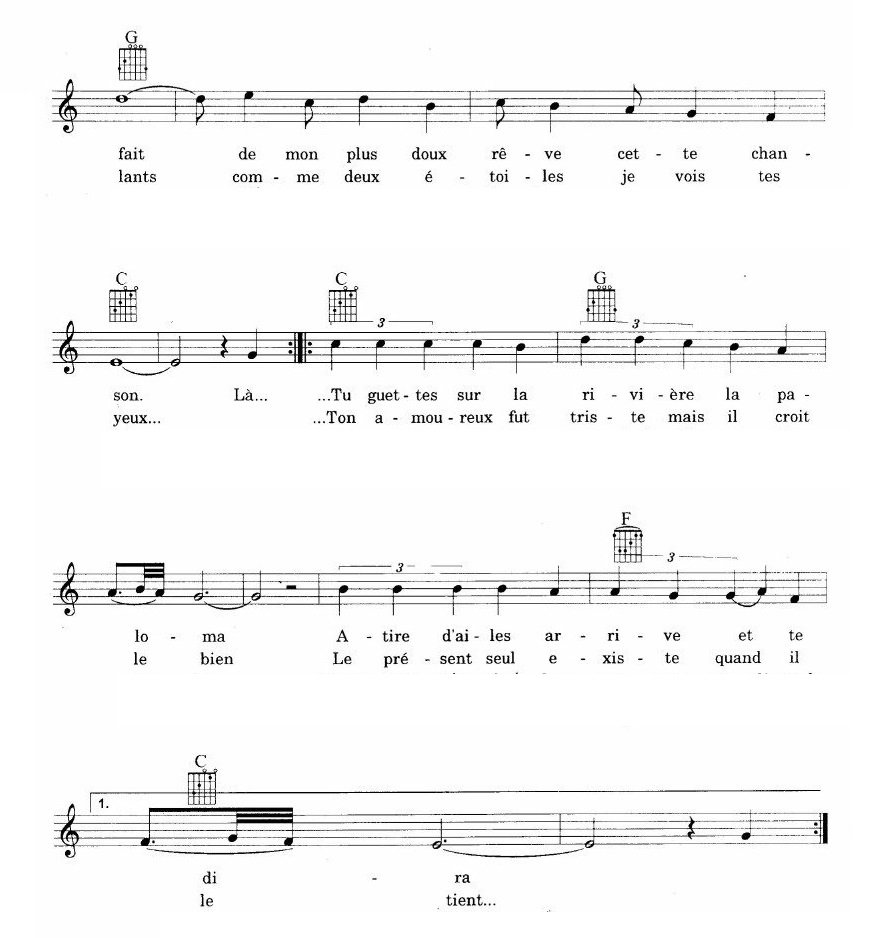 La Paloma sheet music 2