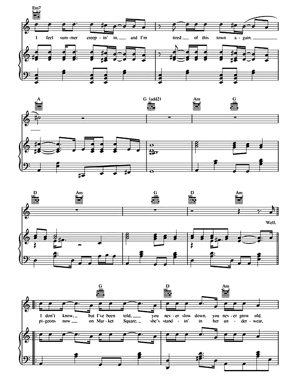 Mary Jane's Last Dance sheet music 4