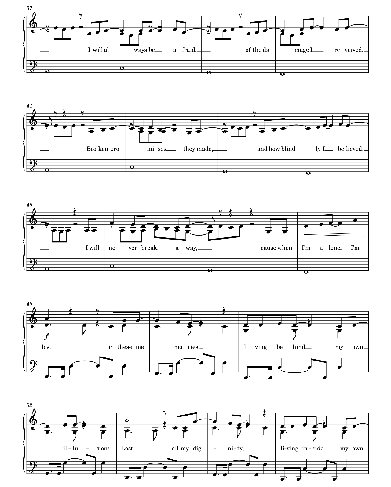 Lost sheet music 3