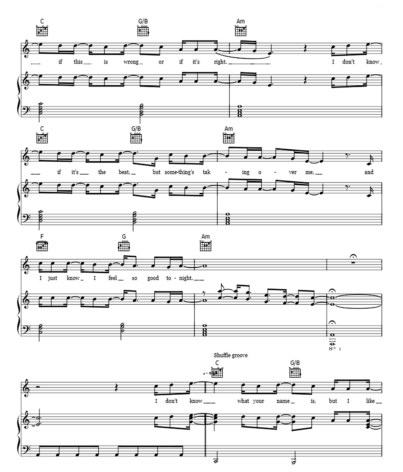 Start A Fire sheet music 2