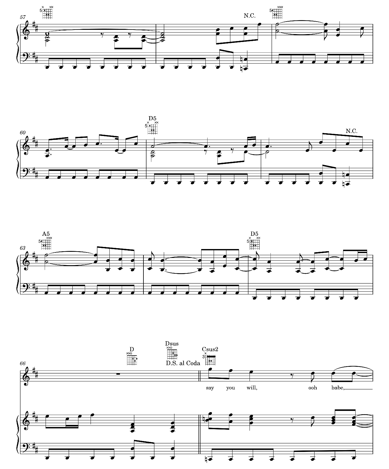 Hysteria sheet music 6