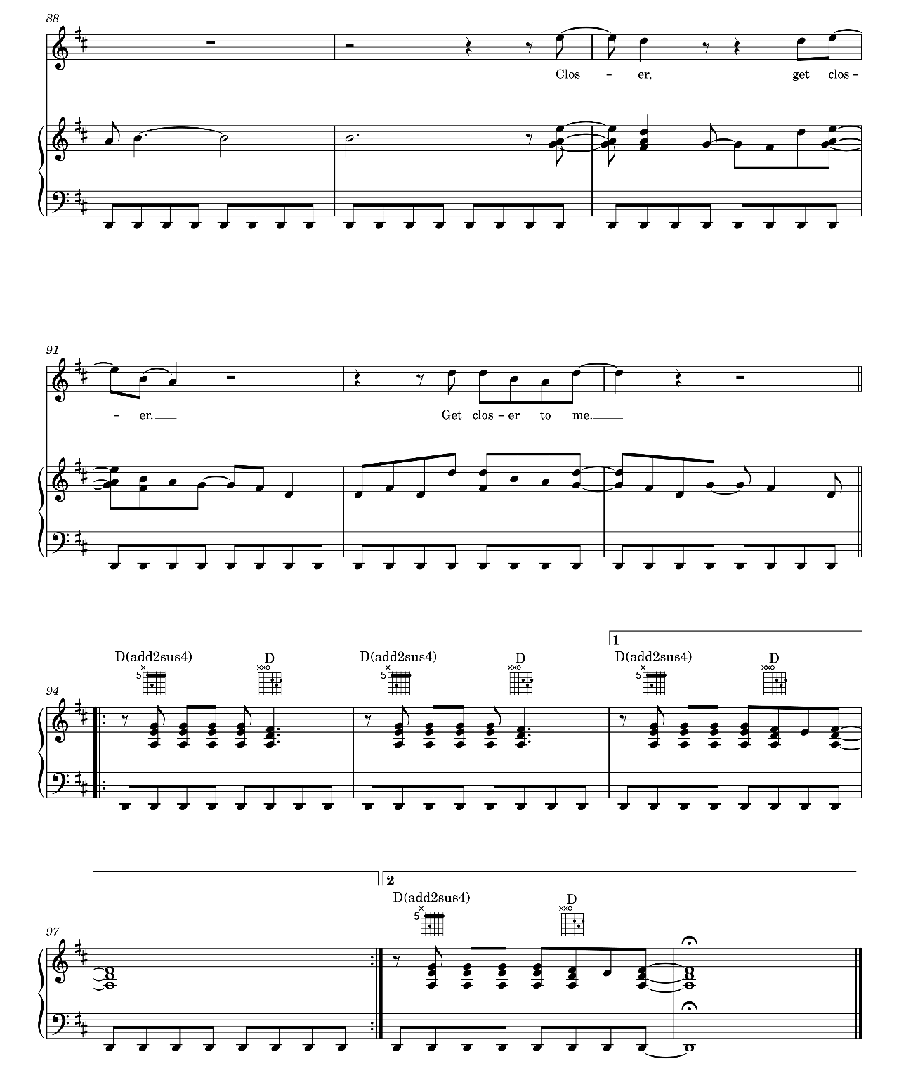 Hysteria sheet music 9