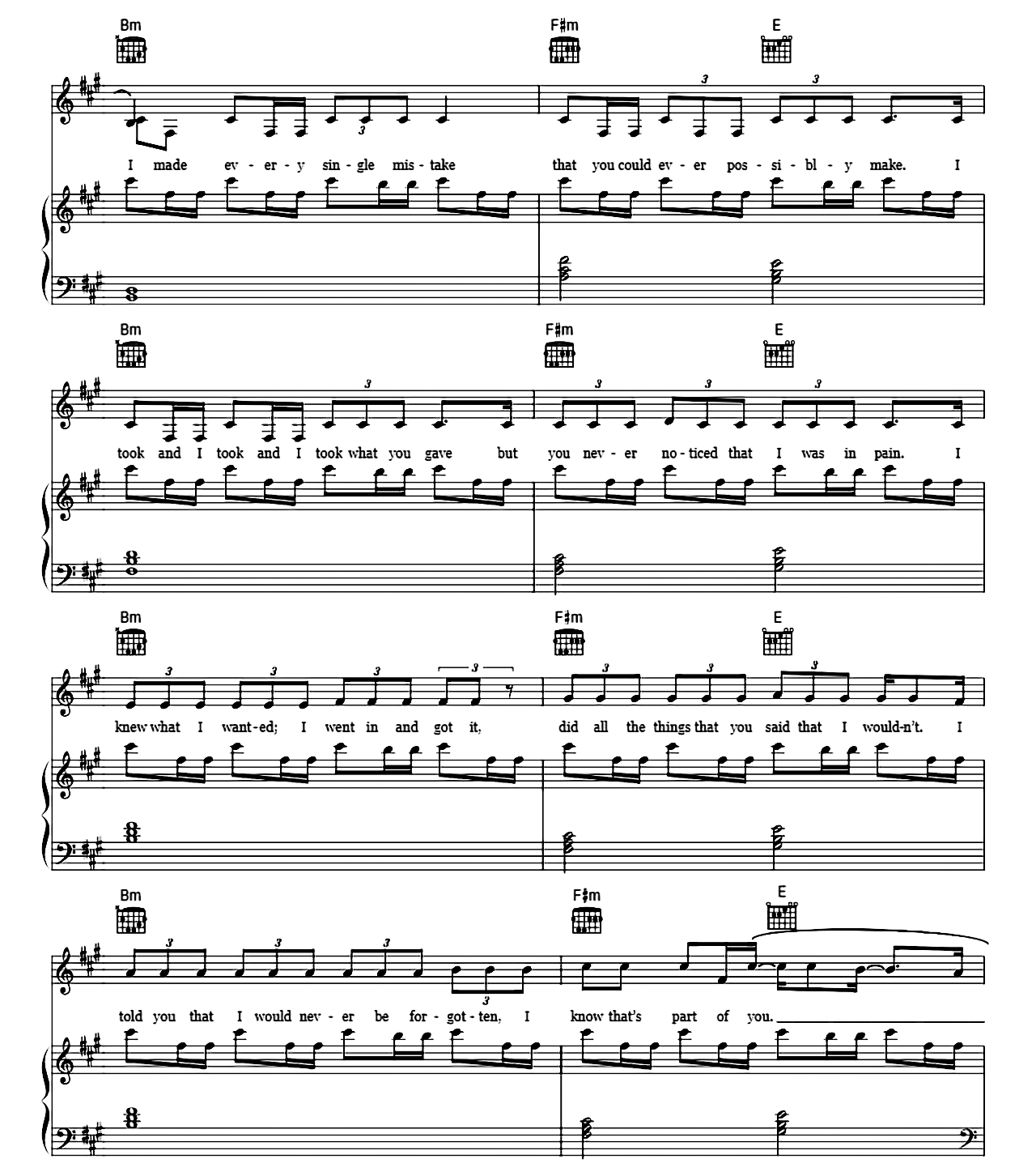 Alive sheet music 7