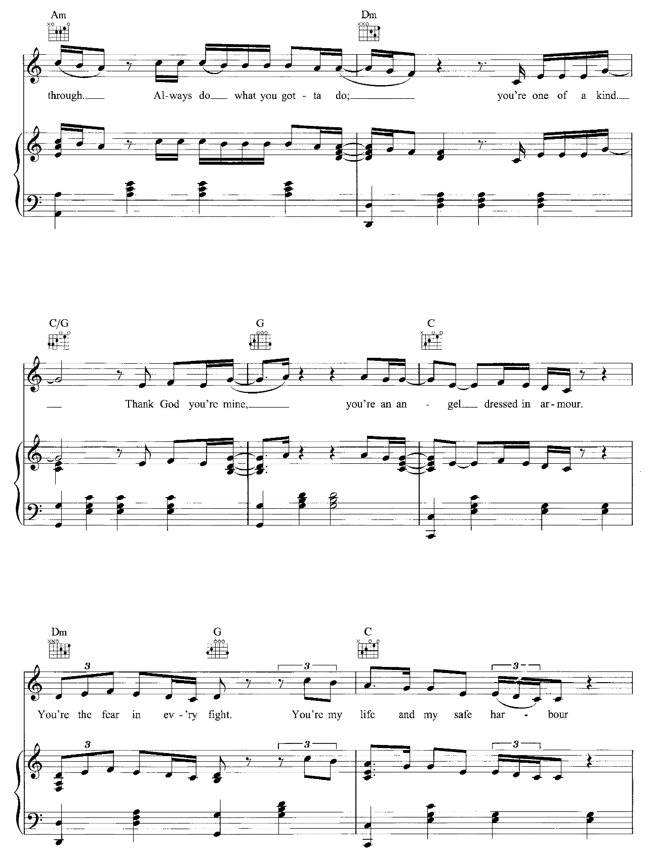 Close Your Eyes sheet music 2