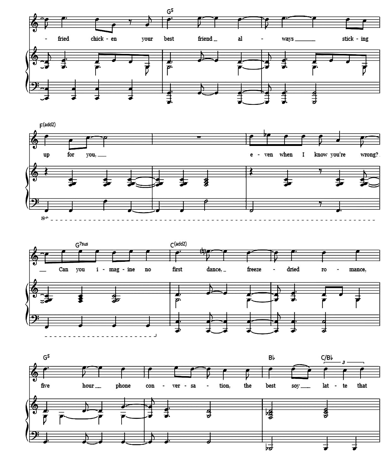 Drops Of Jupiter sheet music 6