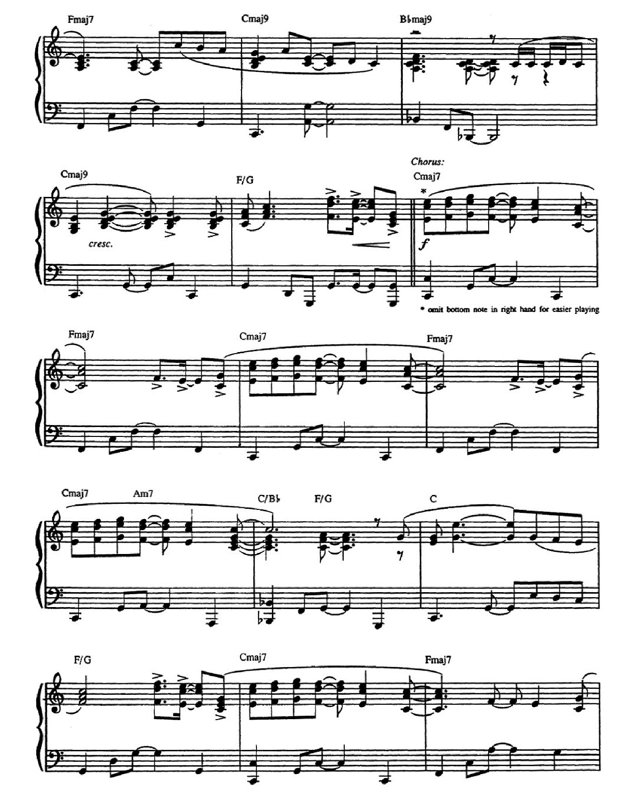 Don't Wanna Lose You sheet music 2