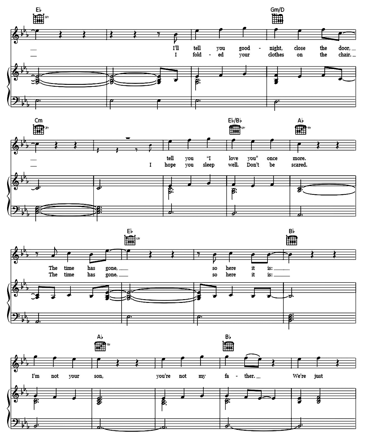 Monsters sheet music 2