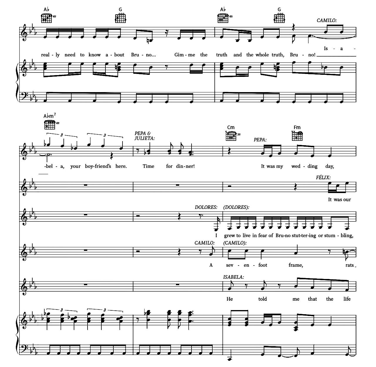 We Don't Talk About Bruno (from Encanto) sheet music 8