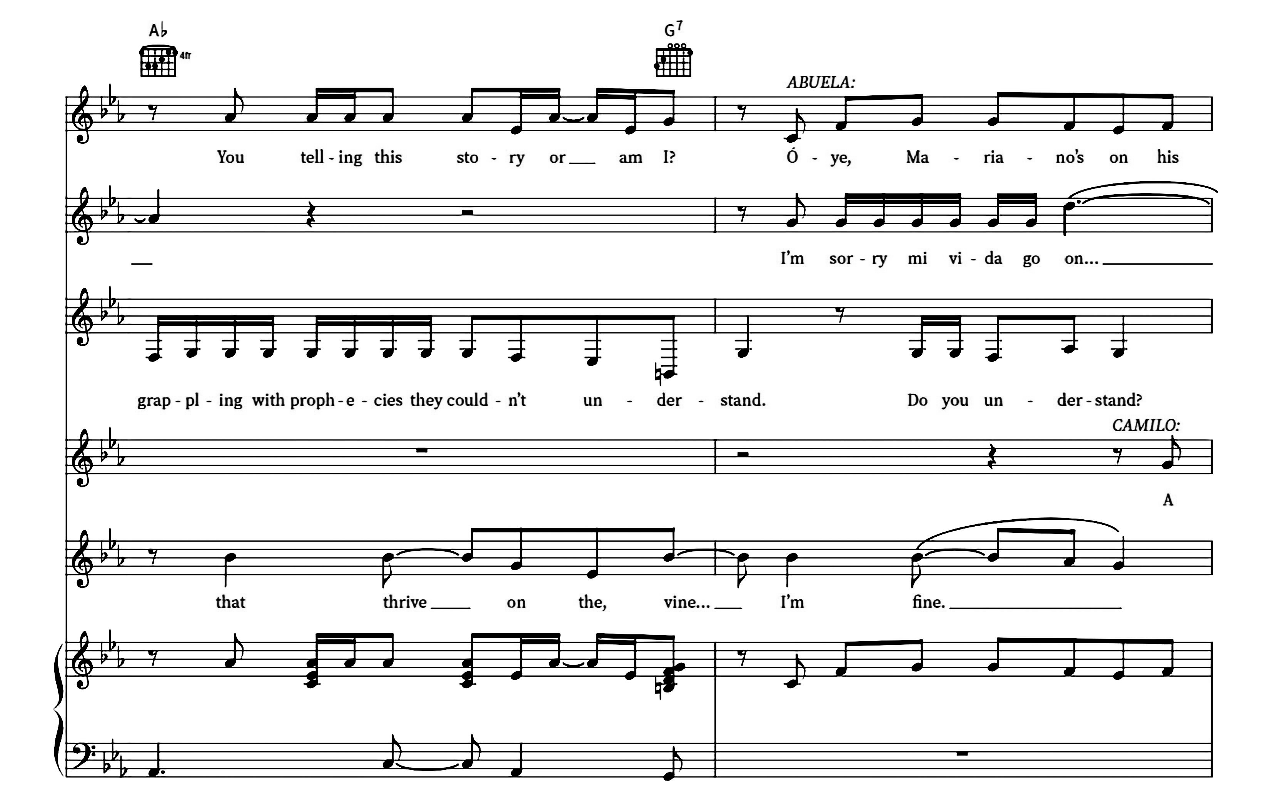 We Don't Talk About Bruno (from Encanto) sheet music 11