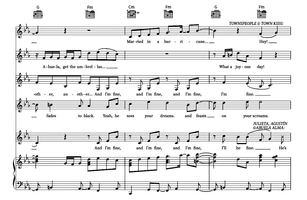 We Don't Talk About Bruno (from Encanto) sheet music 13