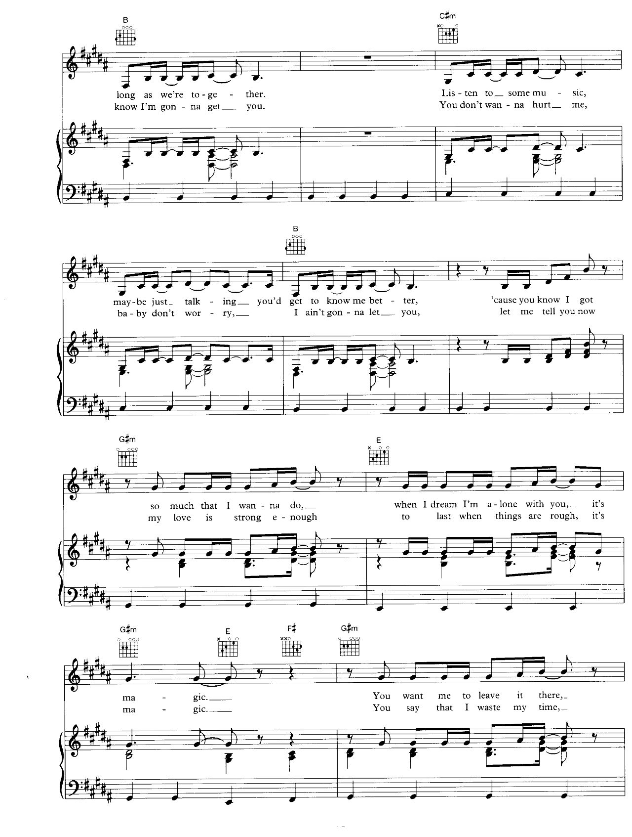 Take A Chance On Me sheet music 3