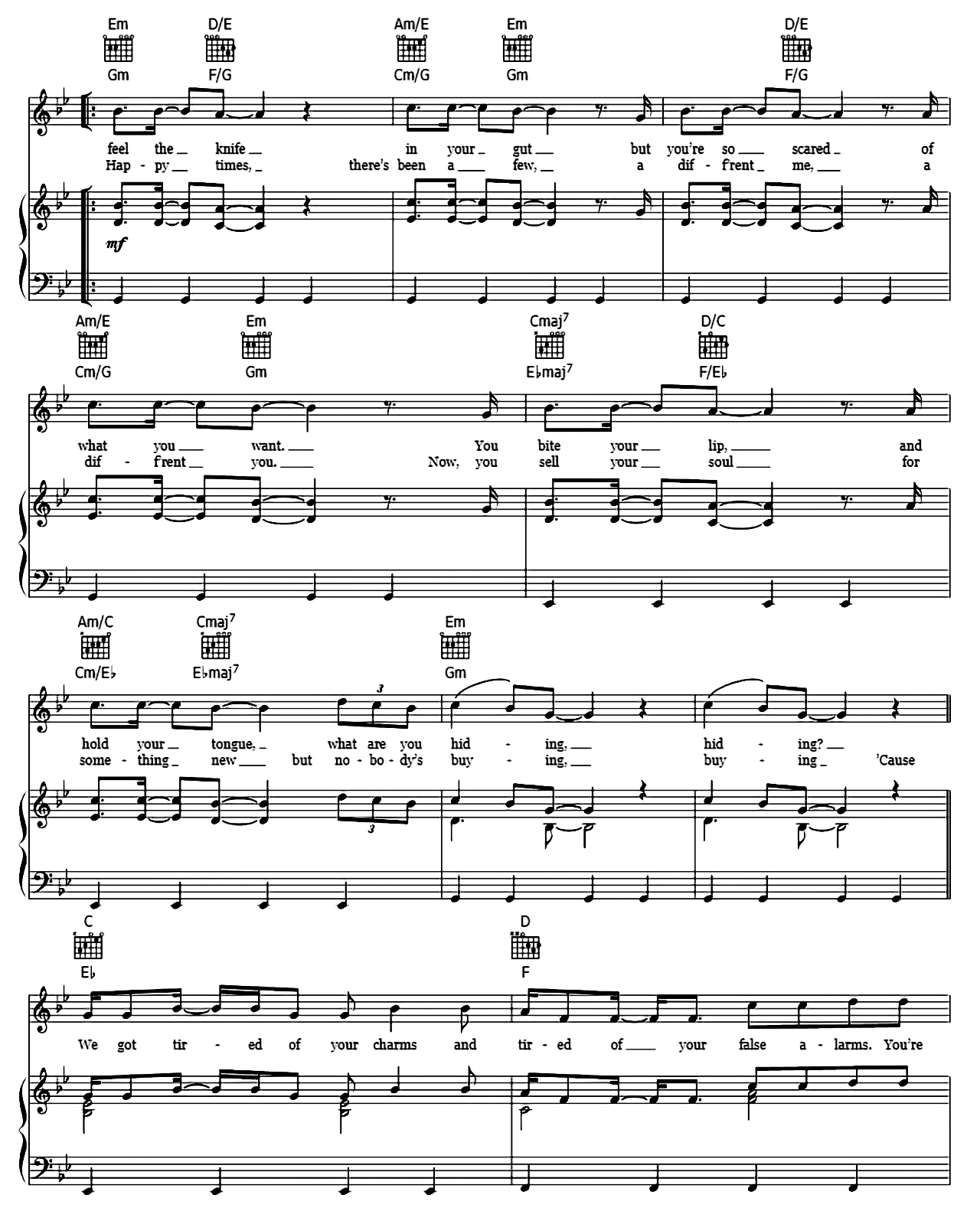 Ready To Change sheet music 2