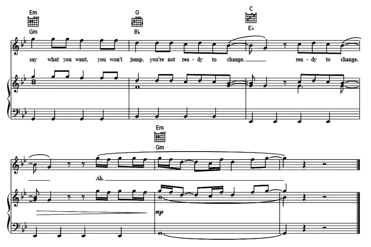 Ready To Change sheet music 7