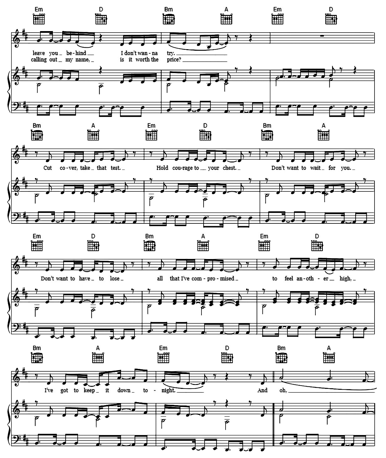 King sheet music 2