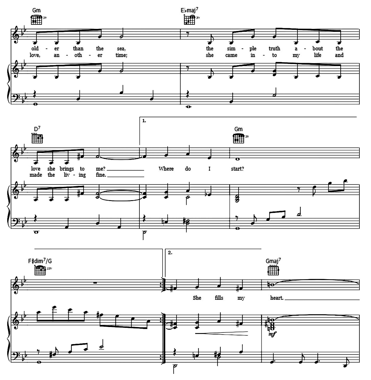 Where Do I Begin (from Love Story) sheet music 2