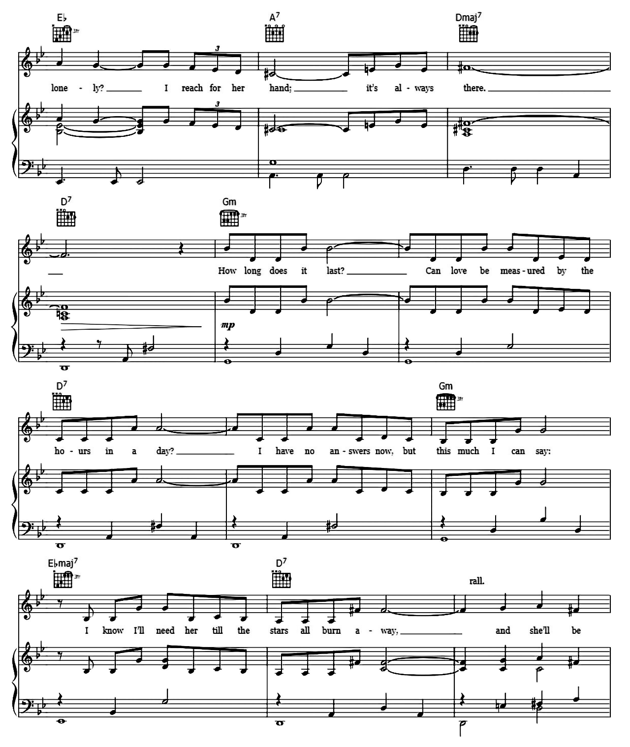 Where Do I Begin (from Love Story) sheet music 4