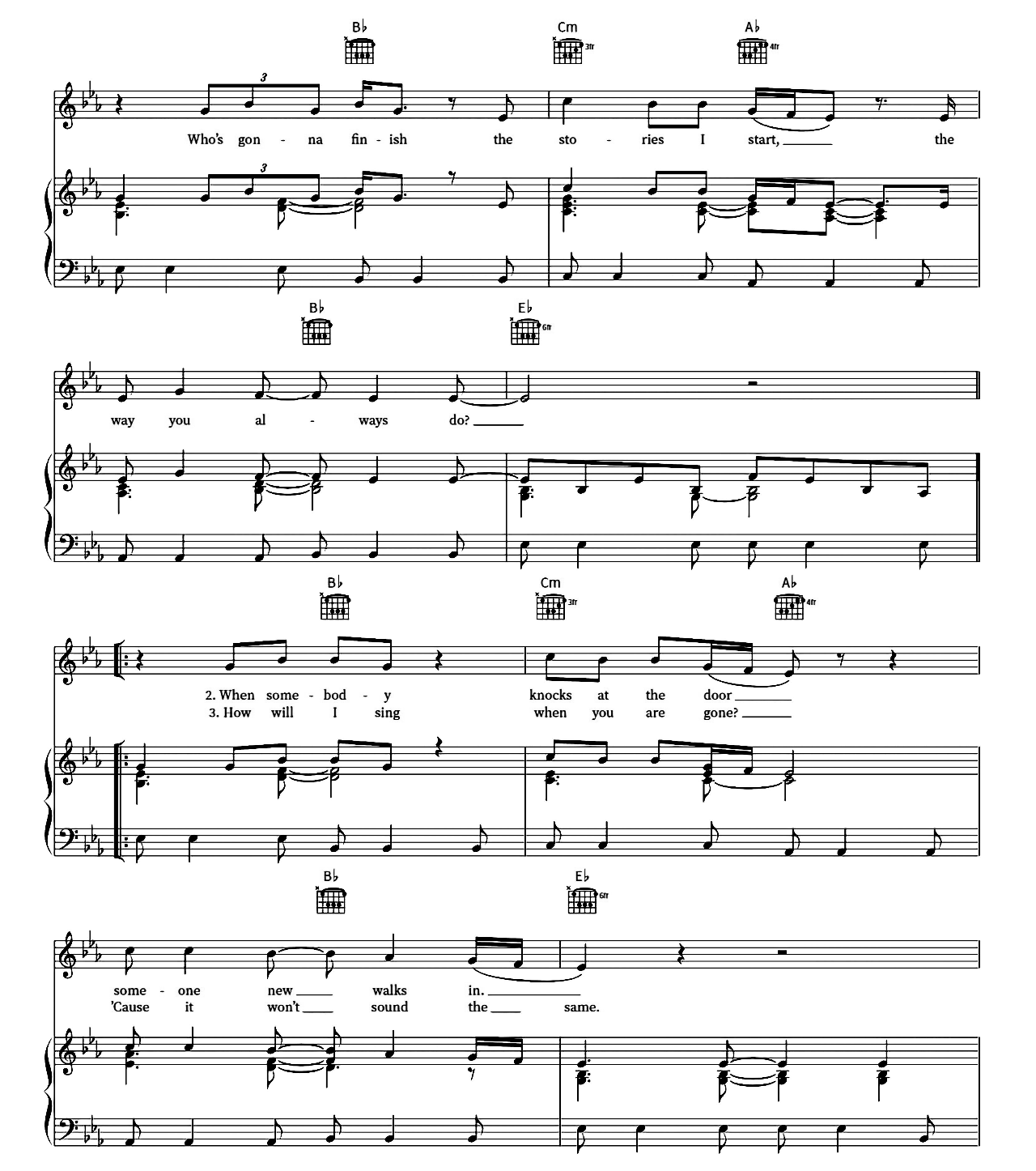 You Can't Make Old Friends sheet music 2