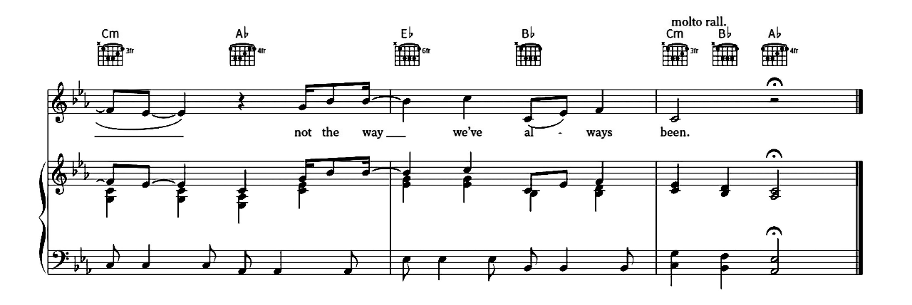 You Can't Make Old Friends sheet music 8