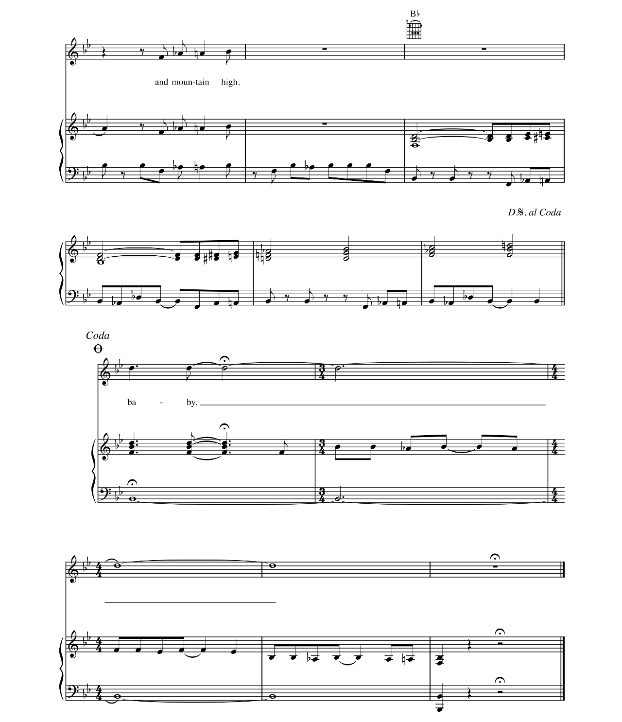River Deep Mountain High sheet music 7