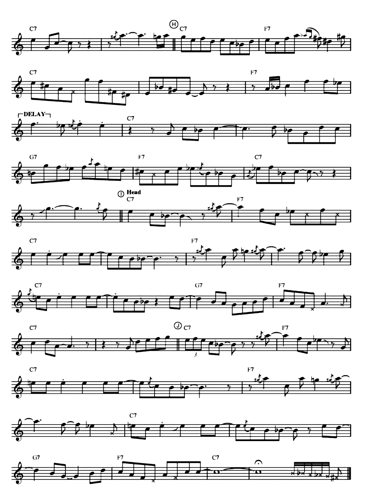 Bessie's Blues sheet music 3