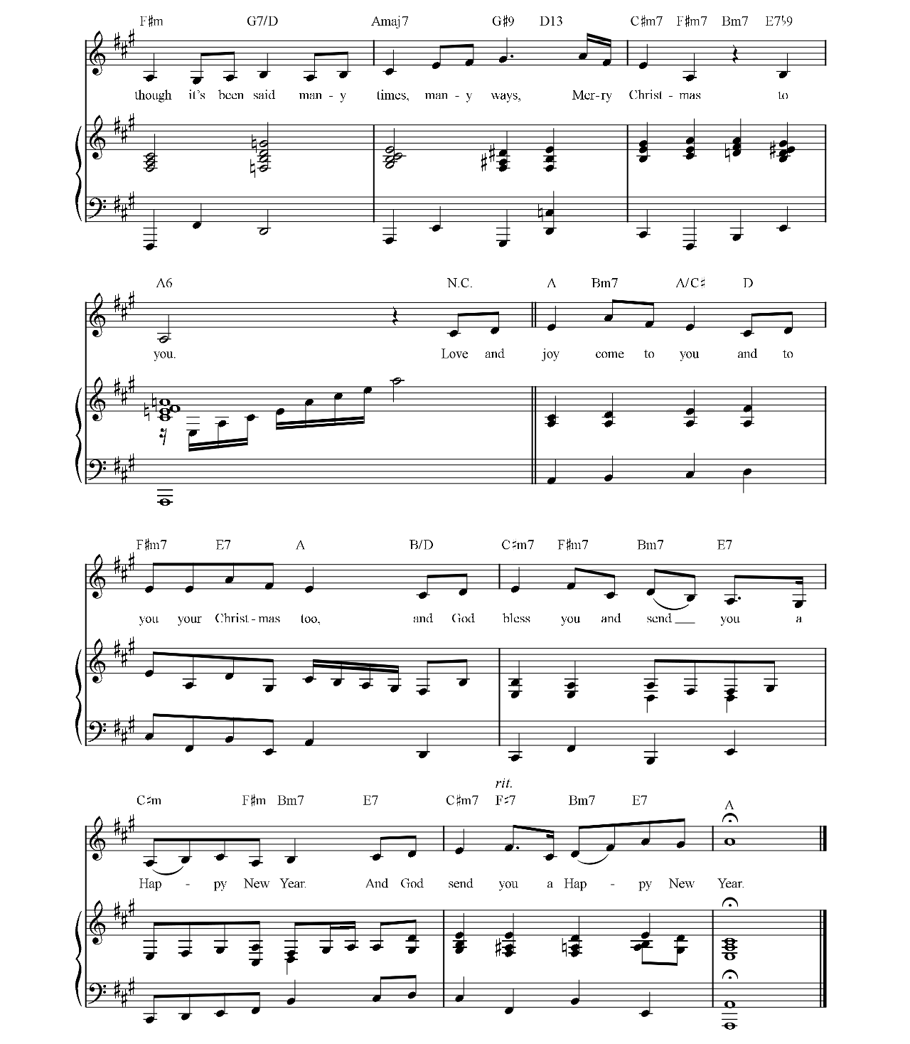 The Christmas Song sheet music 5