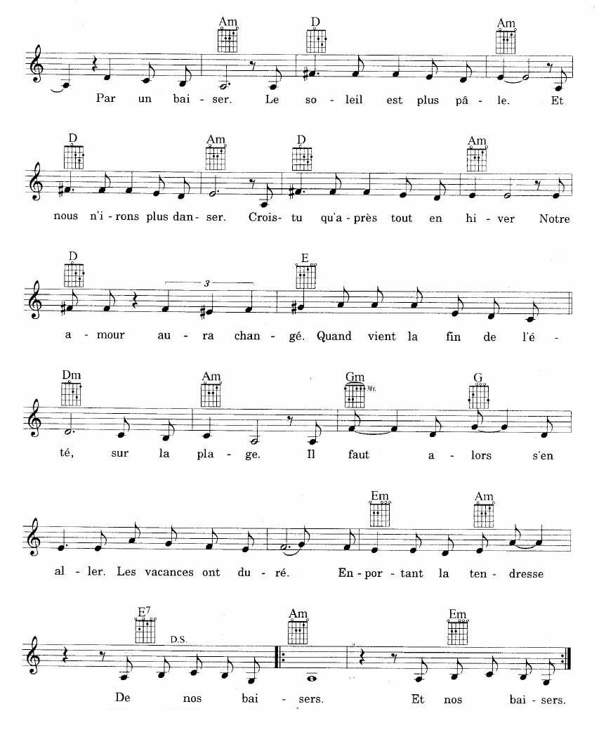 Derniers Baiers sheet music 2