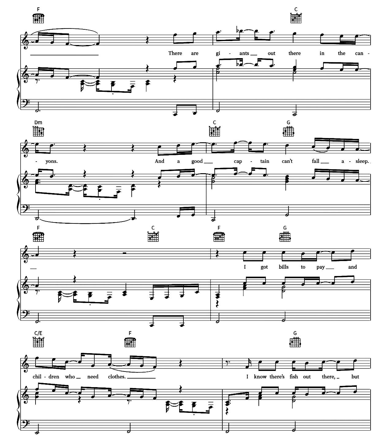 The Downeaster Alexa sheet music 4