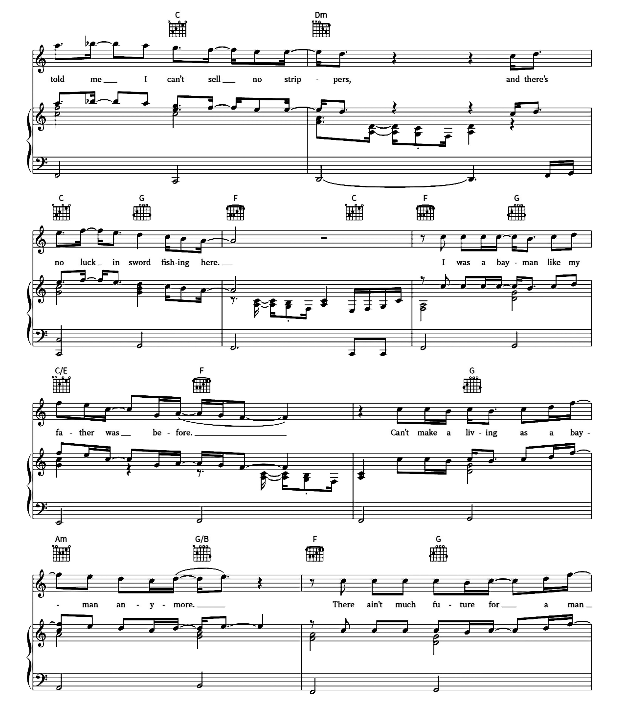 The Downeaster Alexa sheet music 8