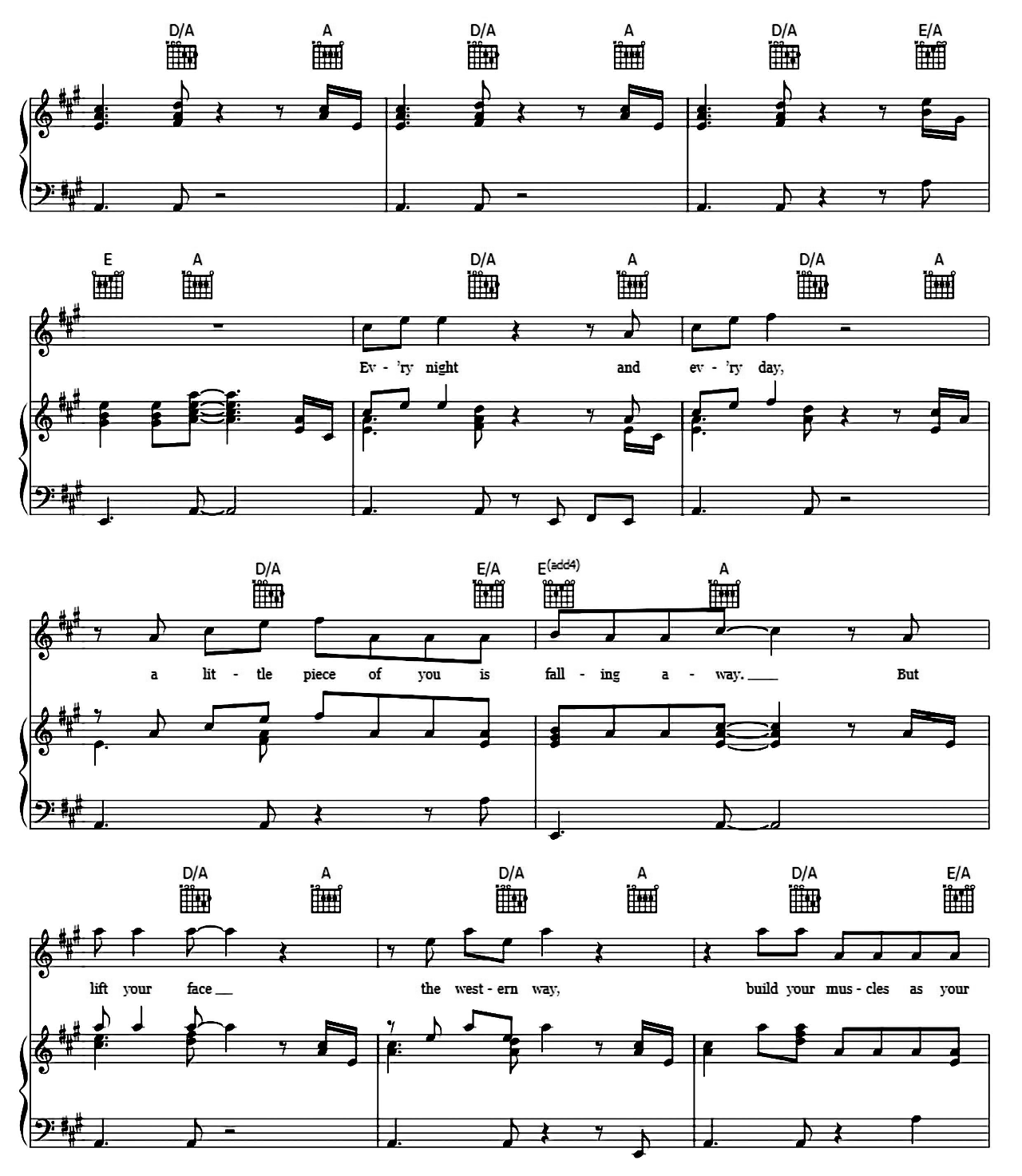 Hammer To Fall sheet music 3