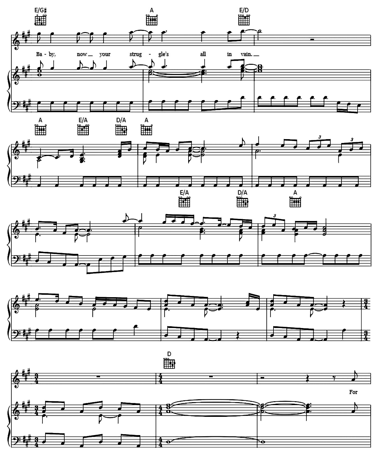 Hammer To Fall sheet music 6