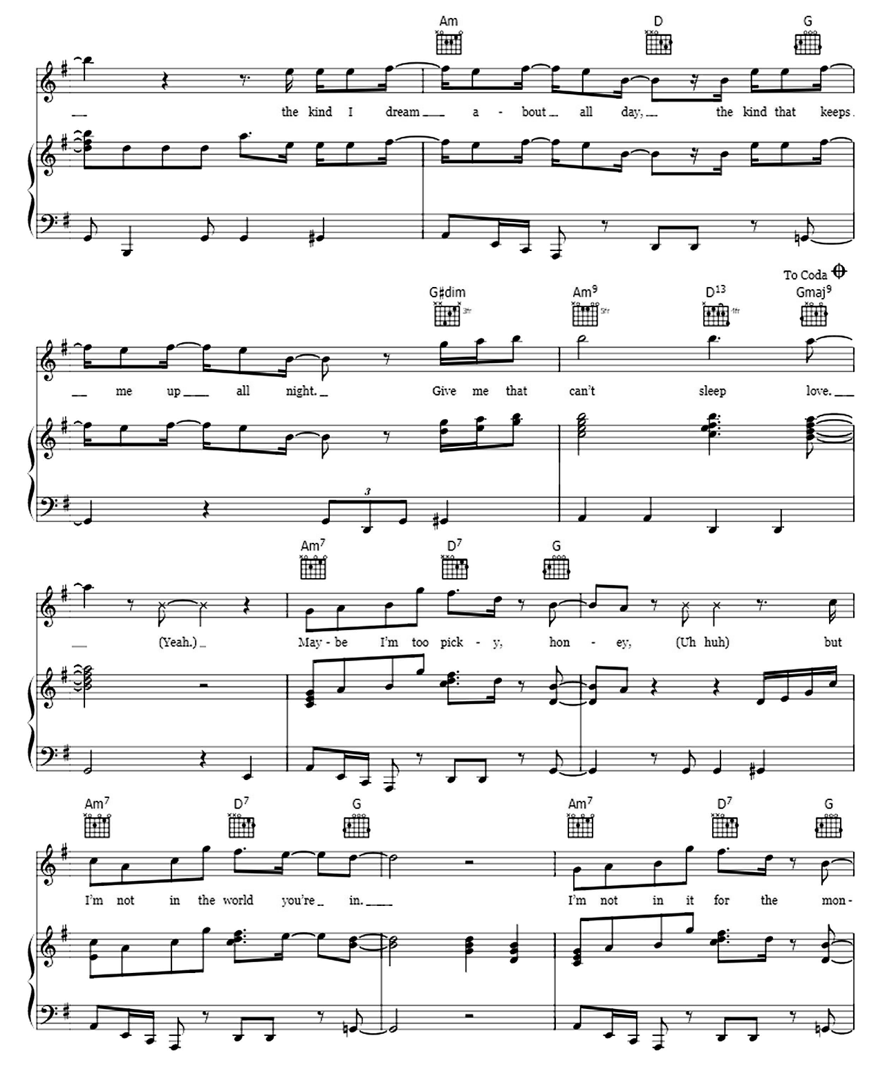 Can't Sleep Love sheet music 4