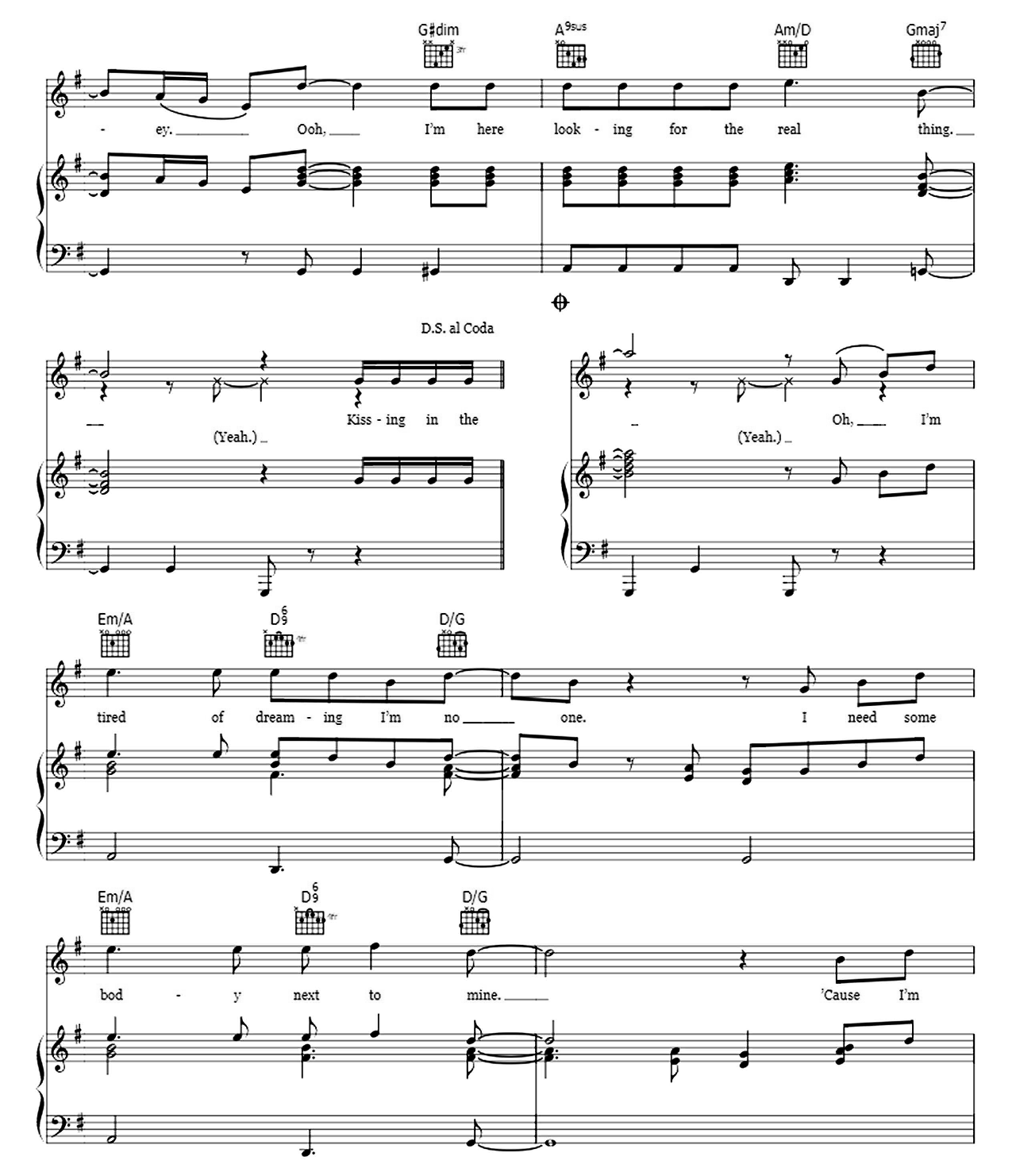 Can't Sleep Love sheet music 5