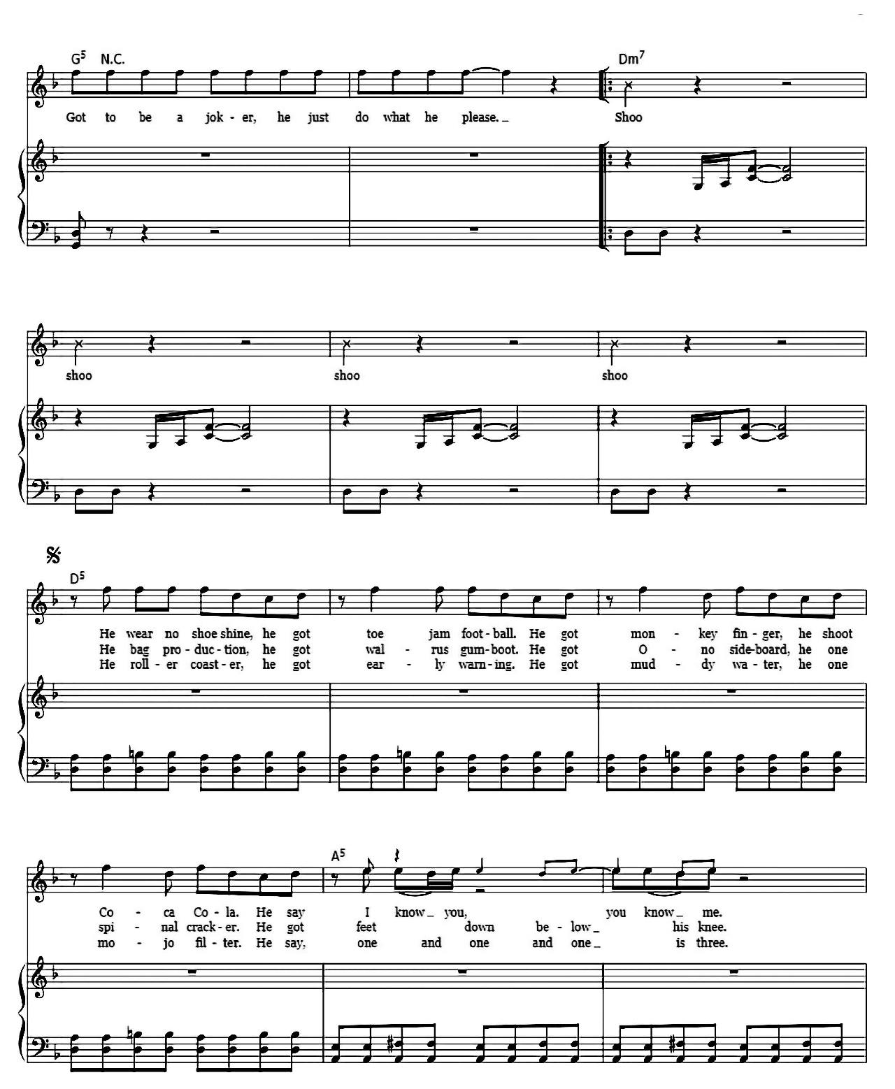 Come Together sheet music 2