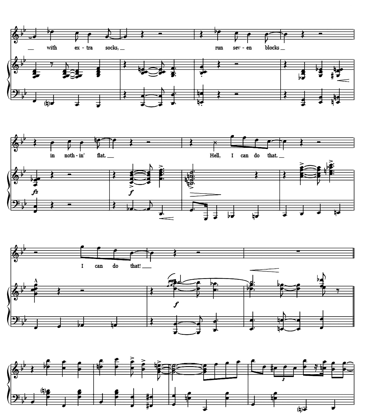 I Can Do That (from A Chorus Line) sheet music 3